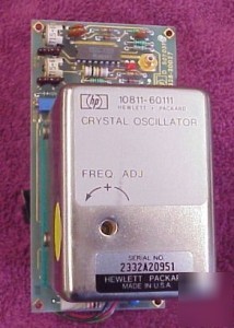 Hewlett packard 10811 precision crystal oscillator