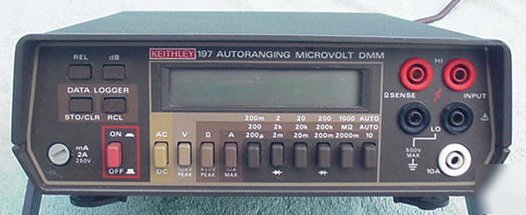 Keithley 197 digital auto uv dmm 5 1/2 digit w ieee-488