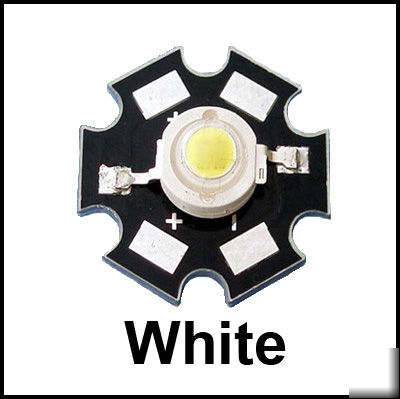 10 prolight 3W power 130LM white led luxeon us shipper