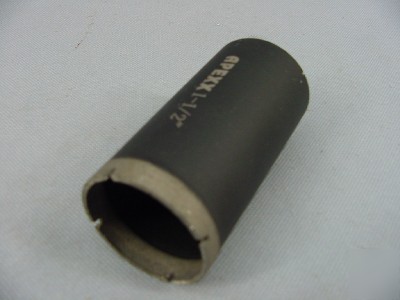 Diamond plated core drill bit - 1 1/2