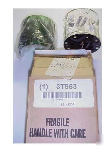Federal signal lsl-120G stackable grn light- status ind