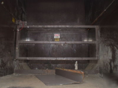 Horizontal cardboard baler w/operator controls