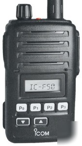 Icom ic-F50V vhf voice & vibrate, , submersible,