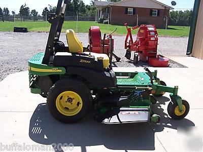 John deere 737 ztrak zero turn mower '07 485HRS bagger 