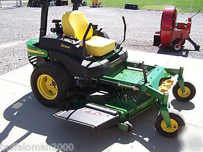 John deere 737 ztrak zero turn mower '07 485HRS bagger 