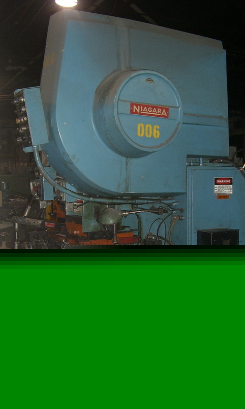 Niagara 50 ton open back mechanical punch press