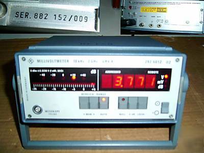 Rohde & schwarz r&s urv 4 rf millivoltmeter 10K-2GHZ