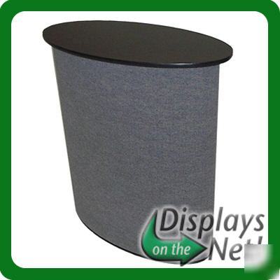 Trade show display counter portable exhibit podium