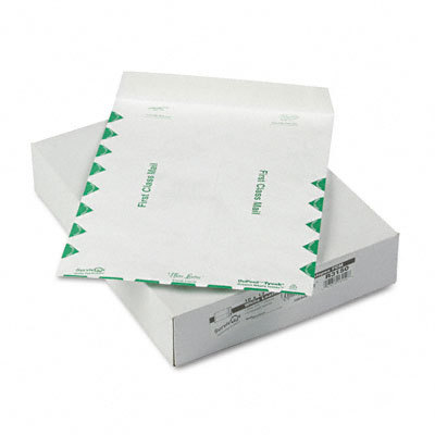 White leather tyvek mailer, first class white, 100/box