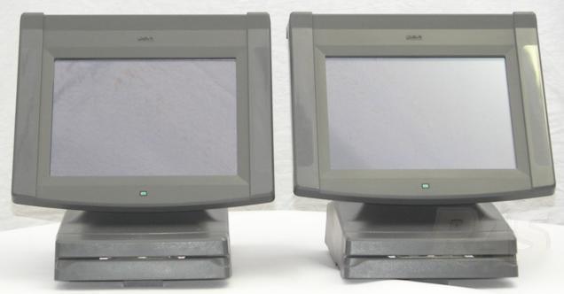 Lot of 2 partech M5012-01 restaurant pos terminals =o