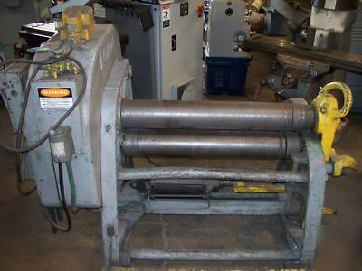 Lown 3' x 5/16 initial pinch plate roll, 5HP