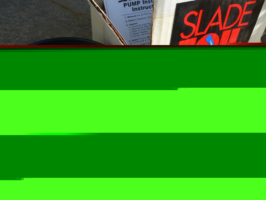 Slade foil 3300G pump & valve sealing