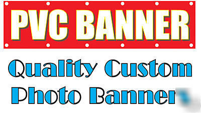 1FT x 8FT custom outdoor printed vinyl pvc banner sign