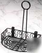 Condiment caddy semi-round scroll |1 ea| CRS68