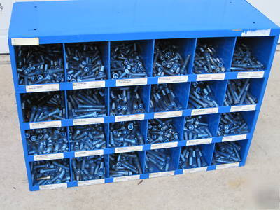 Grade 12.9 metric allen cap bolt bin cabinet 2000 pcs+