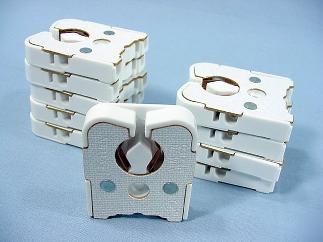 10 fluorescent lamp holders light sockets t-8 t-12