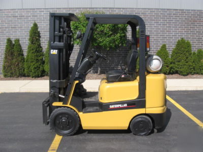 2002 caterpillar 5,000 lb lift truck forklift 5000 