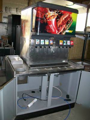 8 flavor soda fountain machine cornelius system ED250