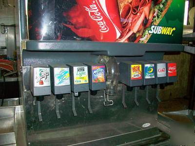 8 flavor soda fountain machine cornelius system ED250