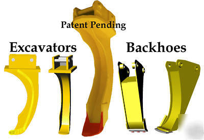 Backhoe trenching bucket trencher fang mini excavator