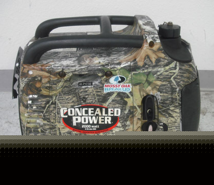 Concealed power digital inverter generator mossy camo
