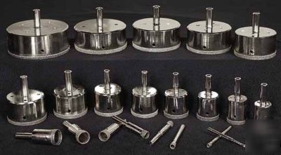 Diamondsure electroplate bonded diamond core drill bits