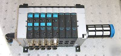 Festo pneumatic valve block CP14V with 5 valves