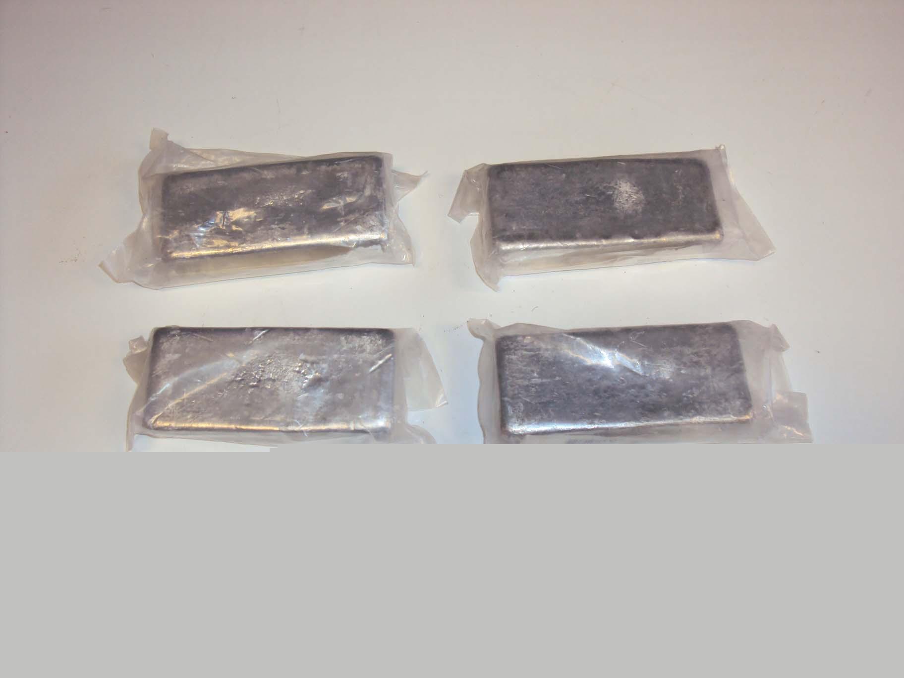 New 6.88 pounds of soldering tin indium alloy bars ** **