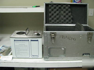 Techne db-300A block calibrator with hard case