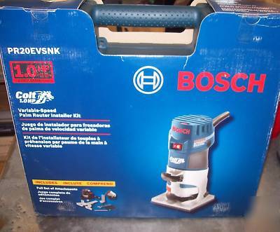 New bosch PR20EVSNK palm router installer kit vs 