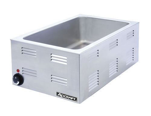 New food warmer steam table warranty adcraft fw-1200W