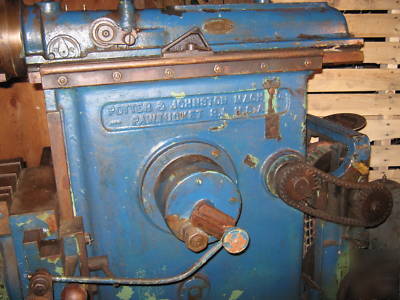 Potter & johnson shaper made in 1916, no visable wear 