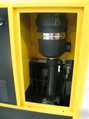 60 hp, 3 phase dual volt rotary screw air compressor