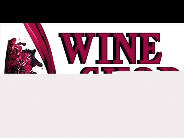 BN285 open wine shop bar pub club banner flag sign