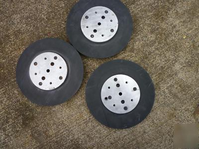 Edm fine grained graphite discs with mounts