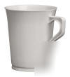 New yoshi plastic coffee mug white - 8 oz. |cs| r