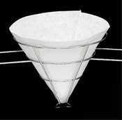 Non-woven filter cone - 10'' - EFC10