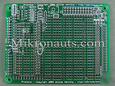 Parallax propeller P8X32 pcb + serplug programmer kit