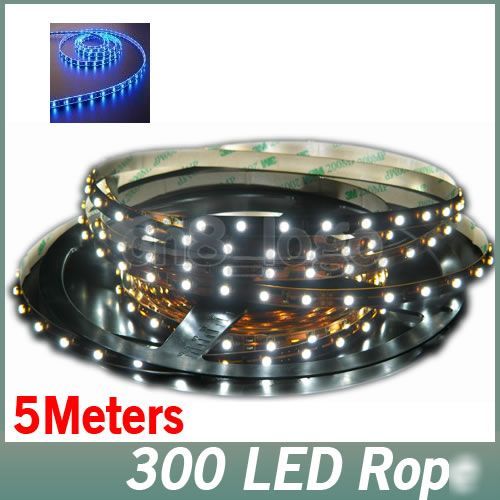 Reel of 5M 300 leds smd flexible led strip bright blue