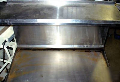 Royal gas griddle/oven combination unit