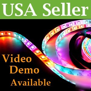 Waterproof 5 meter flexible rgb 270 led strip w/ remote