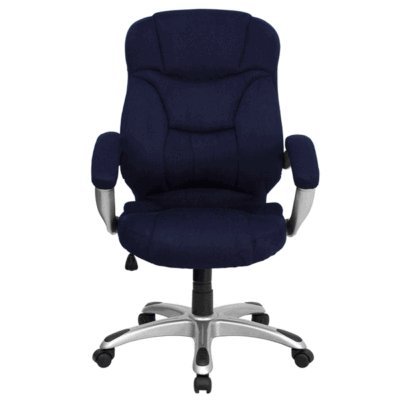 Fabric executive chair hi back desk swivel office seat 