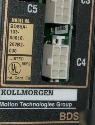 Kollmorgen BDS5A-103-00010 servo amplifier prs 4/5A-12