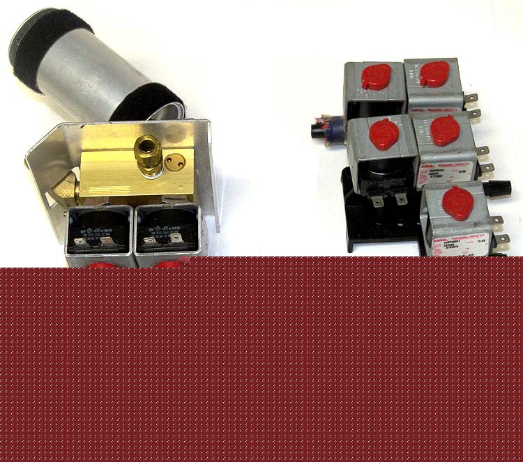 Lot asco solenoid plug valve dry air oxygen manifold