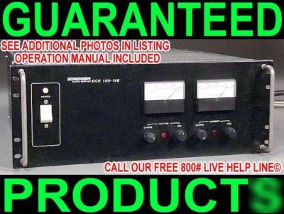 Sorensen 0-150V0-18A variable regulated dc power supply