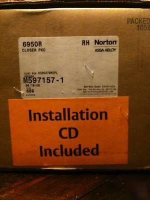 2 norton 6950 rh door openers