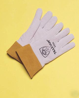 ( 5 ) tillman 25A deerskin tig welding gloves - large