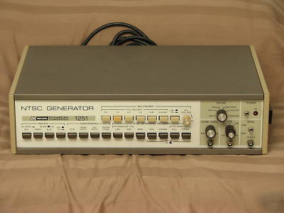 B & k 1251 ntsc color bar generator