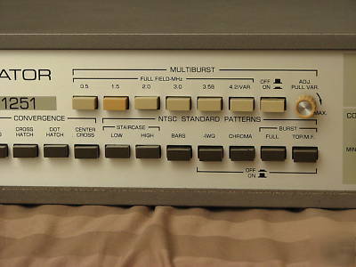 B & k 1251 ntsc color bar generator