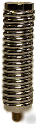 Heavy duty 3/8 antenna shock barrel spring